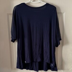 Seattle Kraken Navy Blue Women's Athletic Top